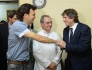 Boudou visitó a familiares del gobernador Gioja en San Juan