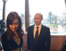 Cristina Fernández recibió a Vladimir Putín en Casa Rosada